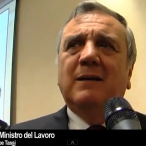Premio Marco Biagi 2011 - Intervista al Ministro del Lavoro Maurizio Sacconi